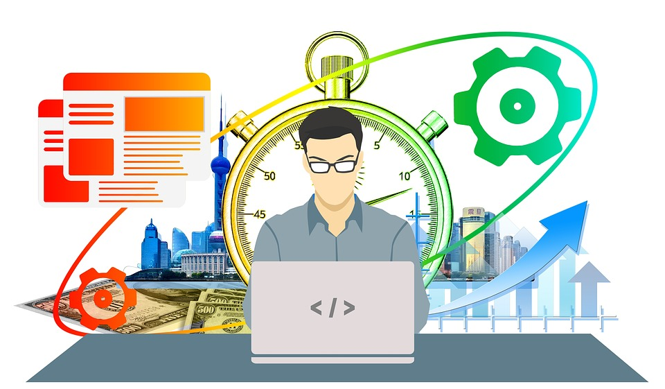 Stock Photo - Productivity Business Man Cartoon