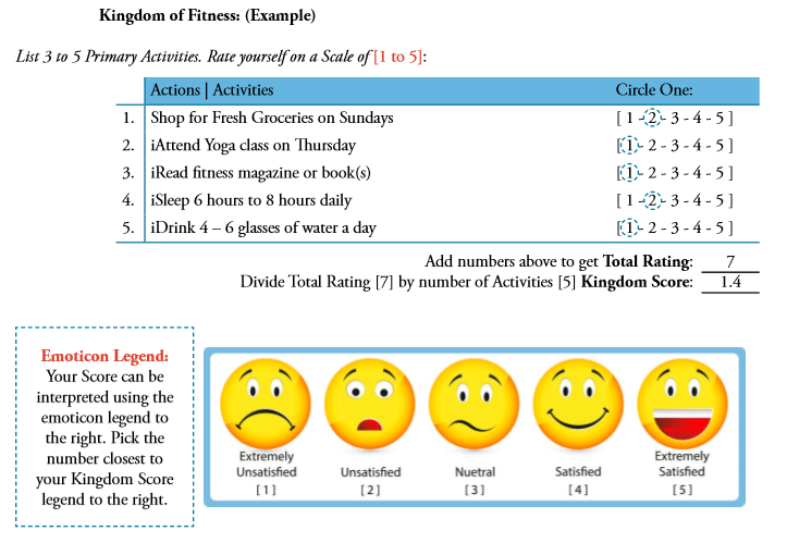 Screenshot - Kingdom of Fitness Example